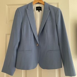 Banana Republic Petite Classic Blazer Powder Blue